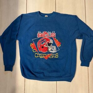 Vintage 1989 Buffalo Bills AFC Champions Sweatshirt